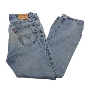 Levi's Strauss 505 Regular Fit Straight Jeans Size 36x30 Distressed